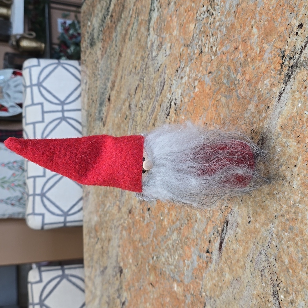 Christmas Made in sweden gnome wood and felt